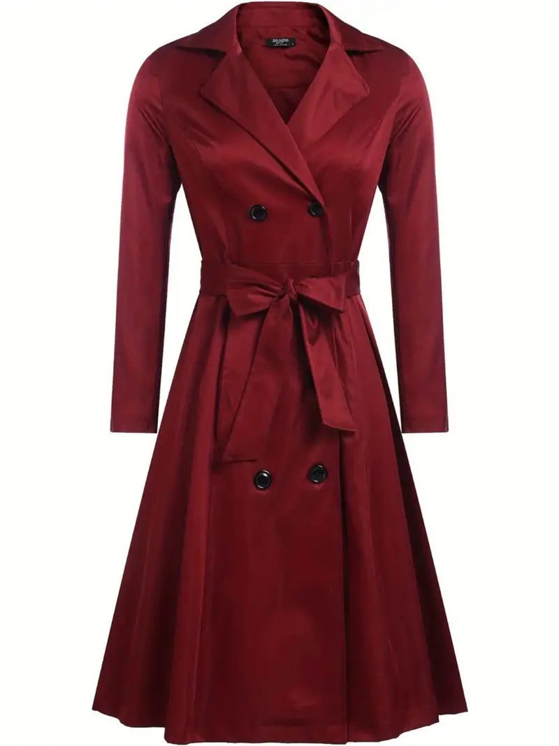 Sophie - Stijlvolle Trenchcoat met Verstelbare Tailleband
