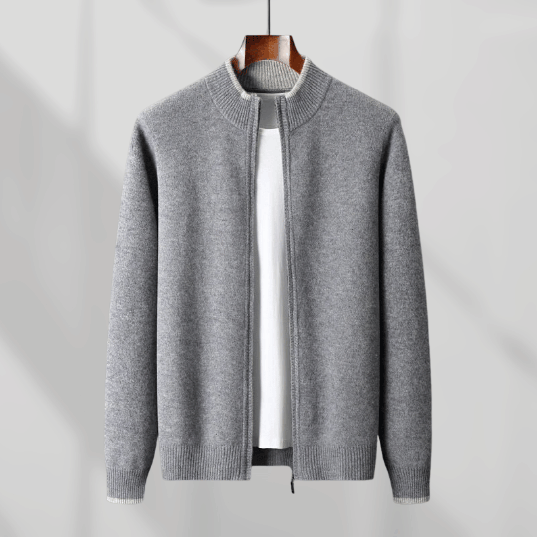 Livia - Luxe Kasjmier Vest met Rits