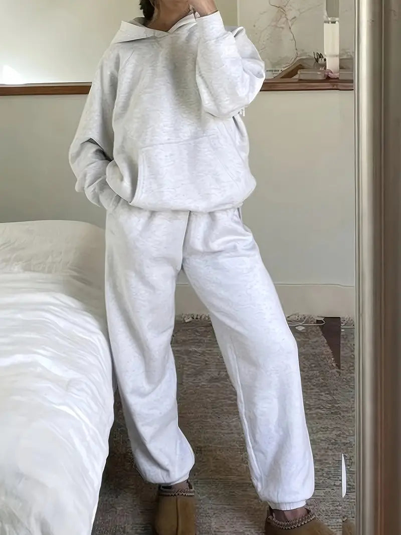 Emma - Cozy Fleece Hoodie & Joggers Set