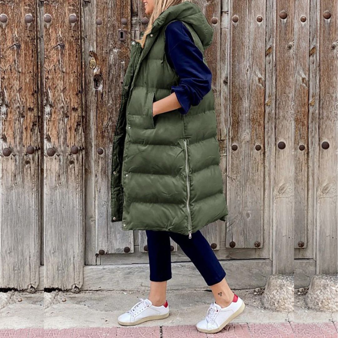Sophie - Lange Winterjas met Elegante Snit