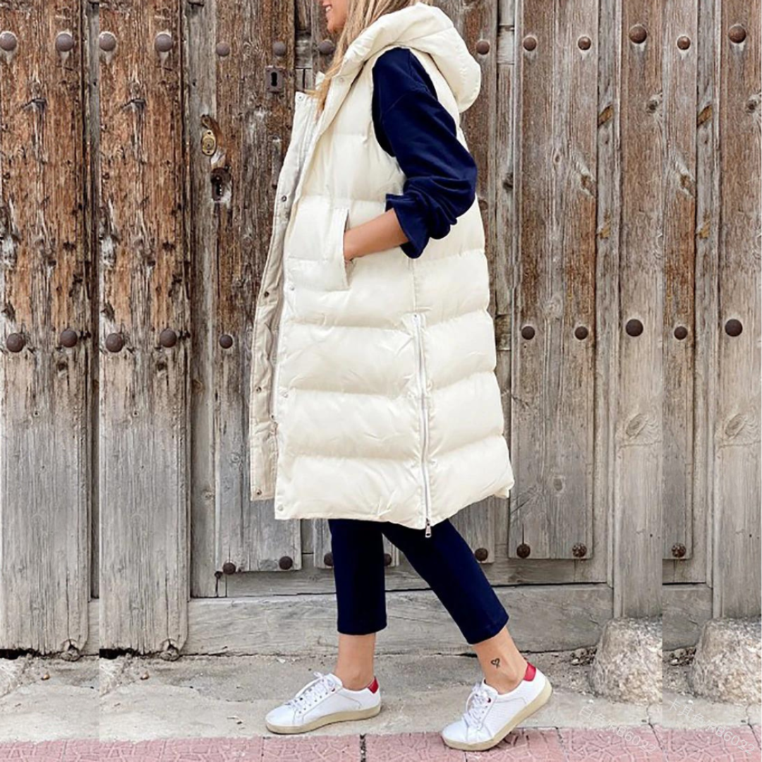 Sophie - Lange Winterjas met Elegante Snit