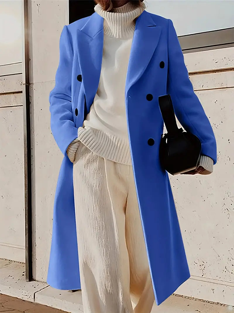 Livia - Elegante Wollen Jas voor Herfst en Winter