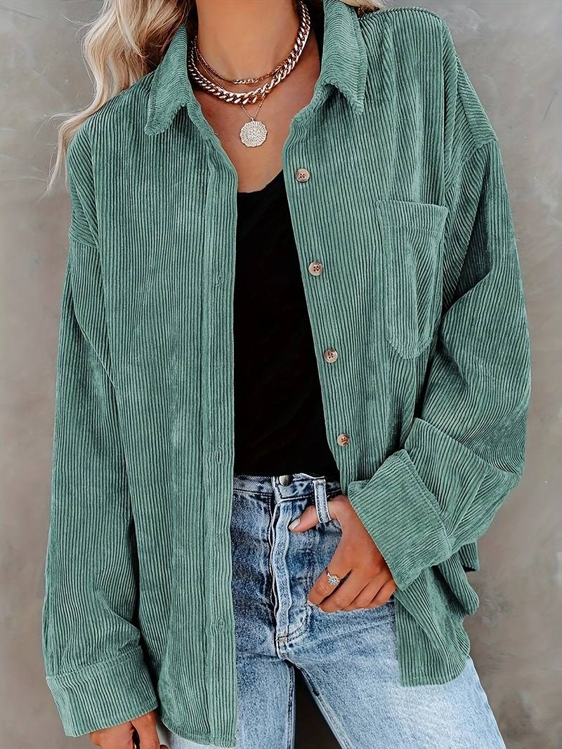 Sophie - Geribd Casual Shirt