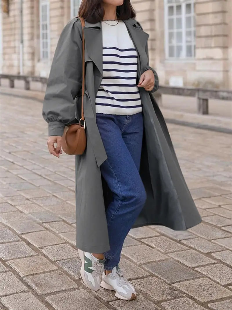 Lotte - Elegante Trenchcoat met Ceintuur