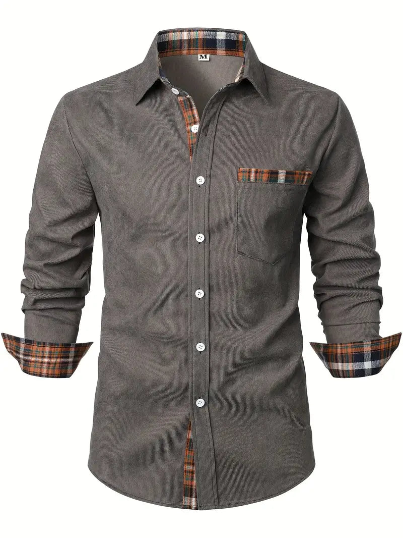 Stijlvol Corduroy Overhemd