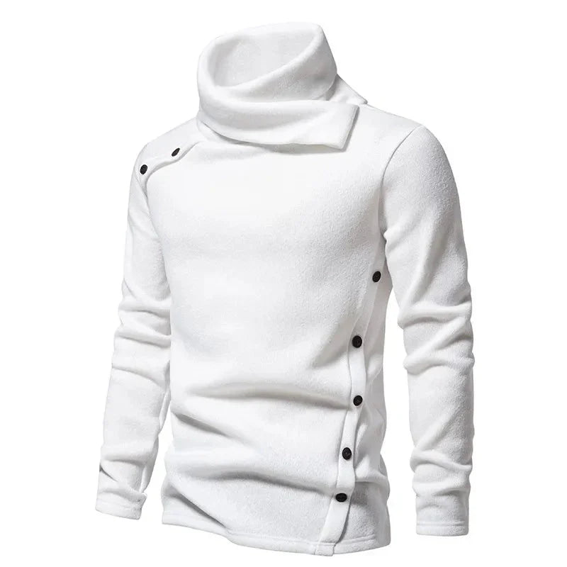 Stijlvolle Warme Sweater met Hoge Kraag