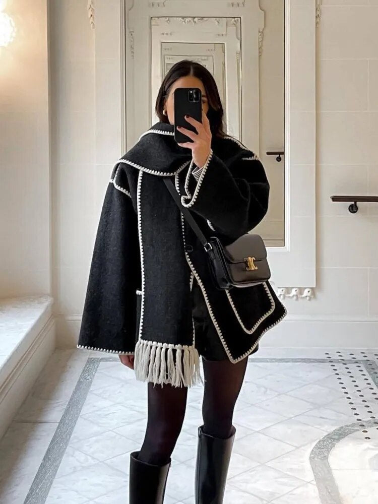Luna - Elegante Winterjas met Luxe Afwerking