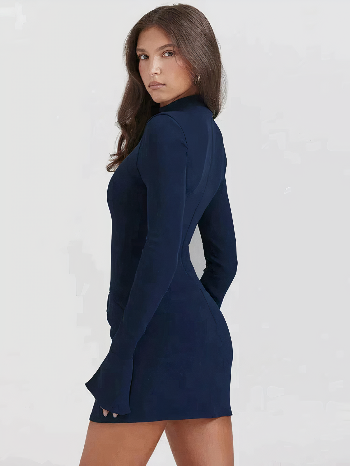 Livia - Stijlvolle Mini Jurk met Aansluitende Pasvorm