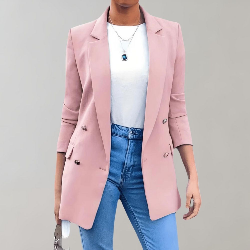 Elegante Damesblazer met Moderne Twist