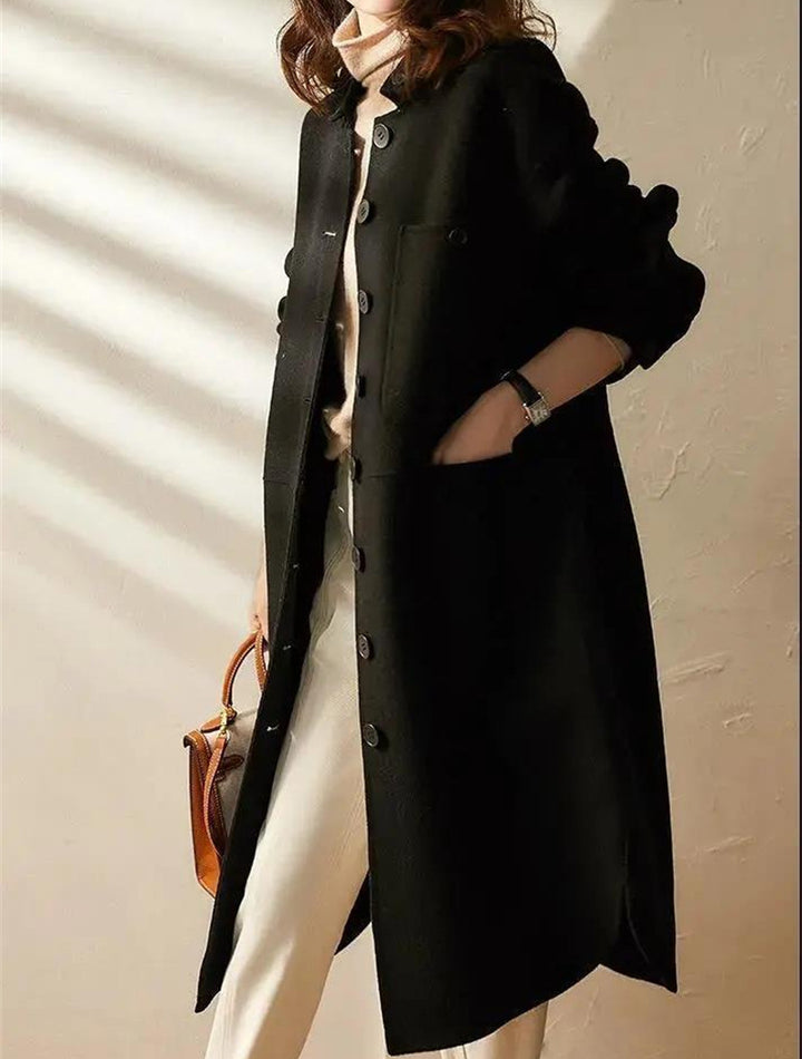 Sofia - Luxe Lange Kasjmier Trenchcoat