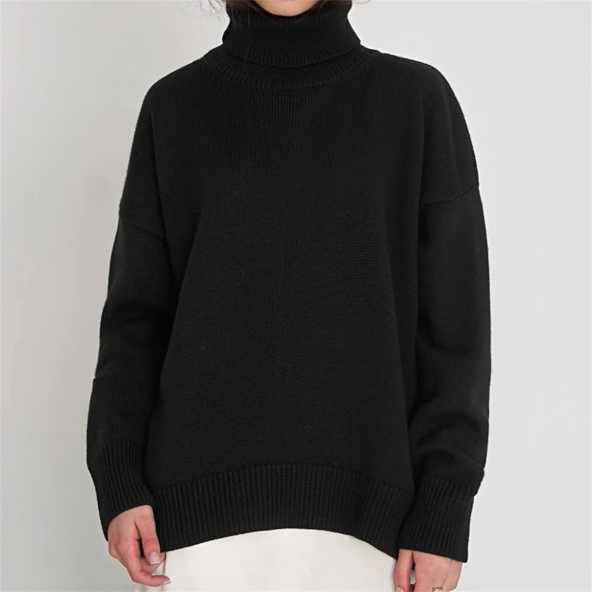 Léa - Elegante Coltrui met Hoge Col