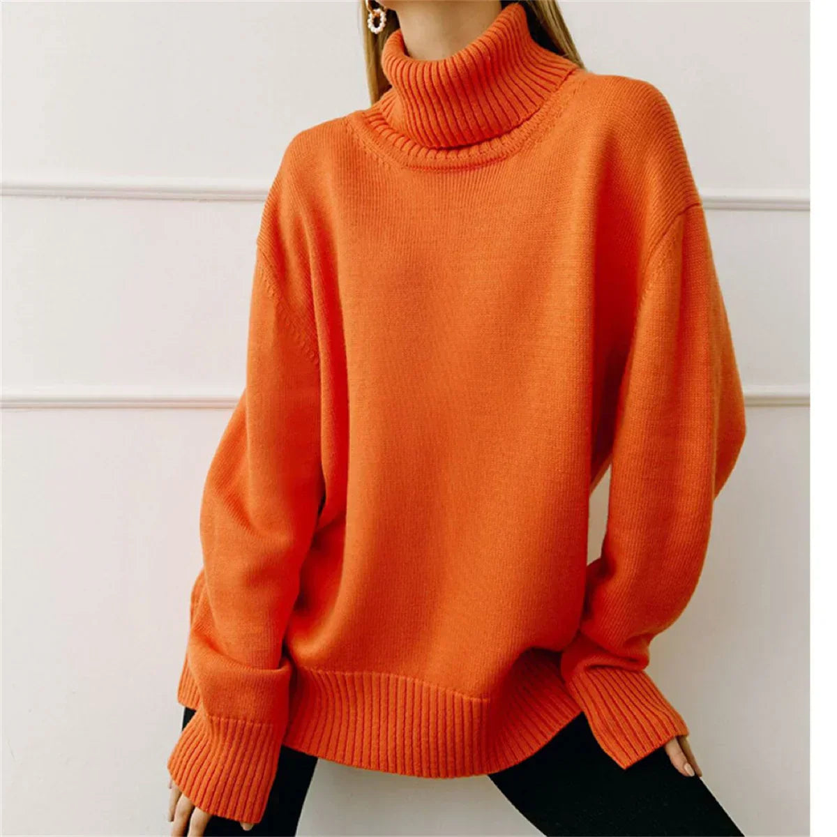 Léa - Elegante Coltrui met Hoge Col