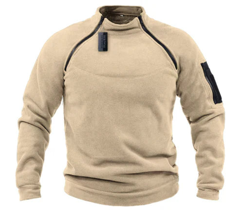 Jasper - Luxe Fleece Casual Trui voor Avontuurlijke Activiteiten