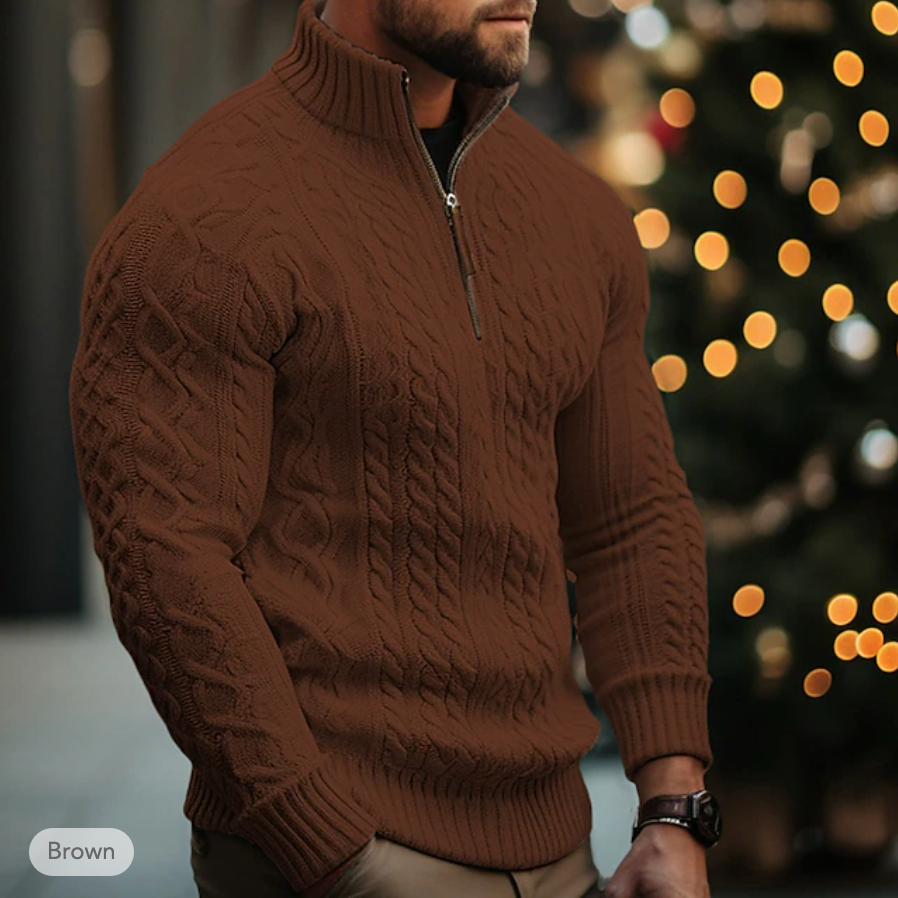 Elegante Pullover Met Rits