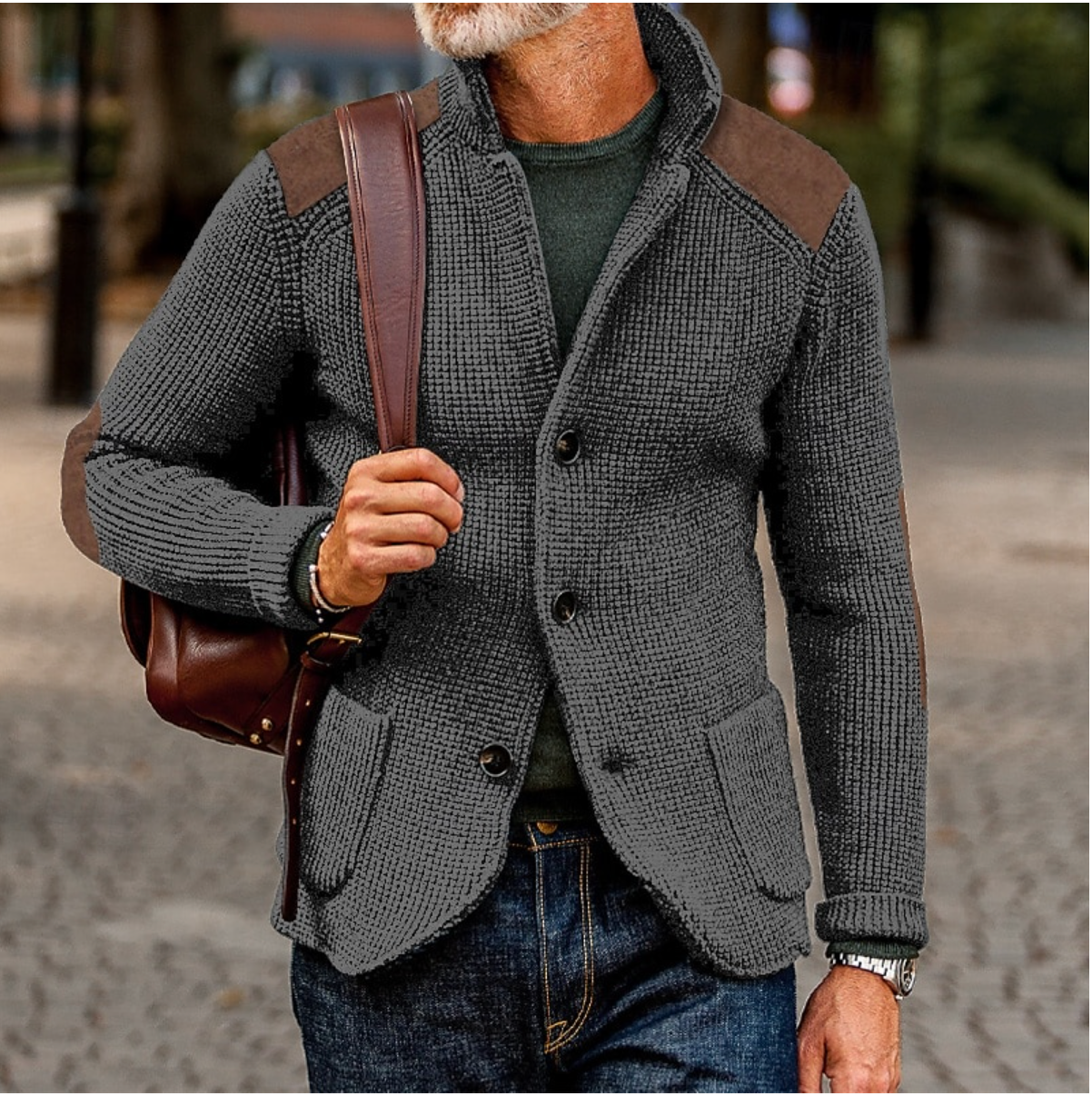 Leonard - Stijlvolle Herfst/Winter Cardigan Trui