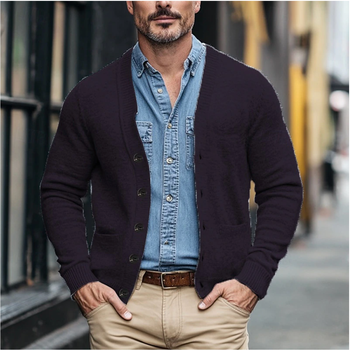 Jasper - Stijlvolle Heren Cardigan