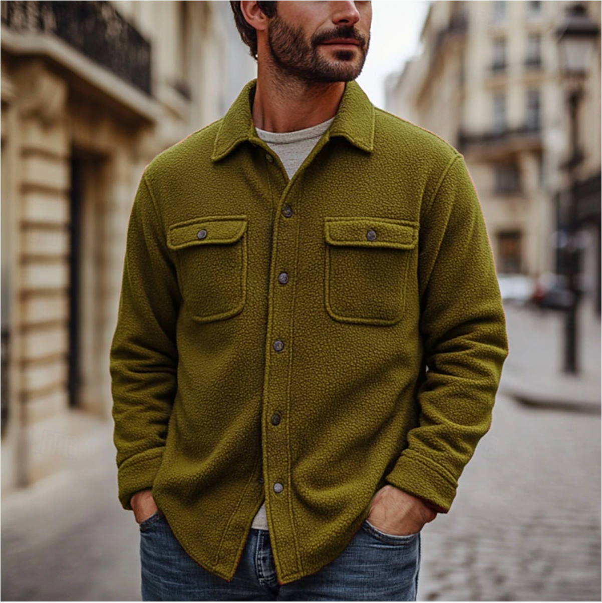 Daan - Laid-Back Casual Shirt voor Koude Dagen