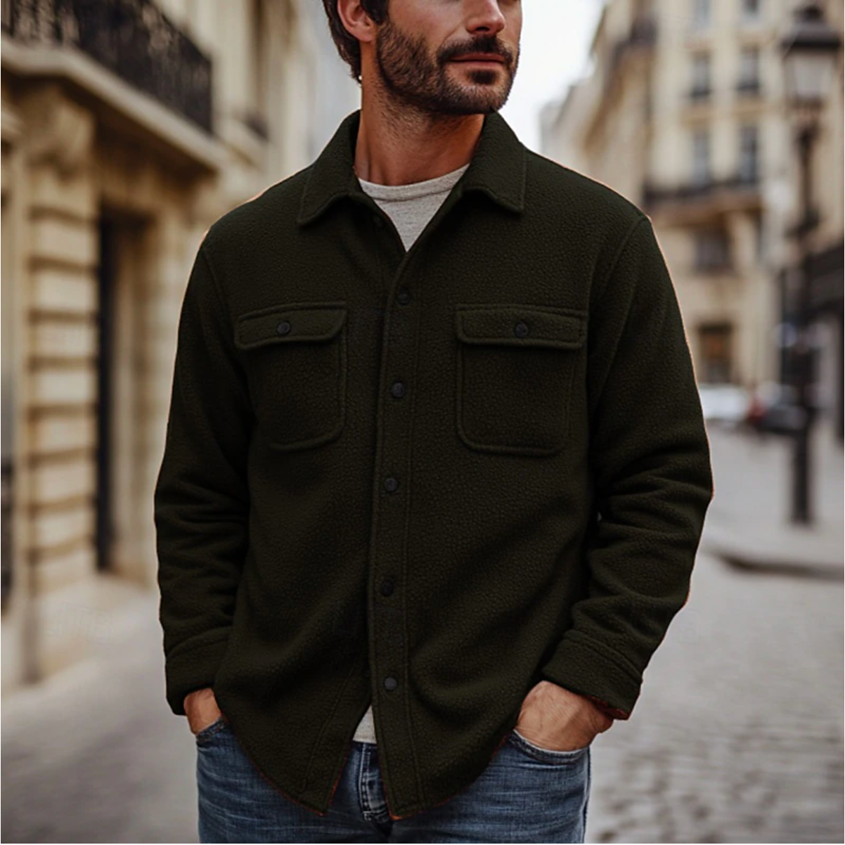 Daan - Laid-Back Casual Shirt voor Koude Dagen