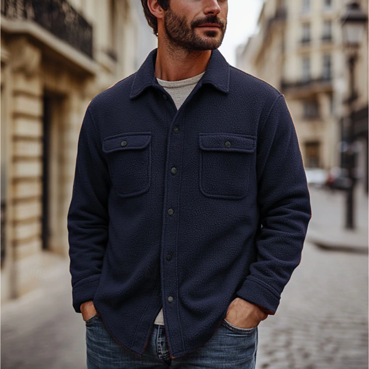 Daan - Laid-Back Casual Shirt voor Koude Dagen