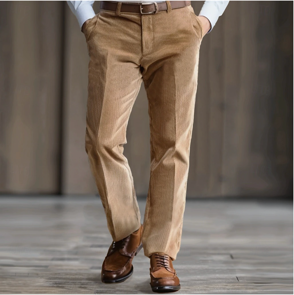Lars - Stijlvolle Corduroy Broek met Retro Charme