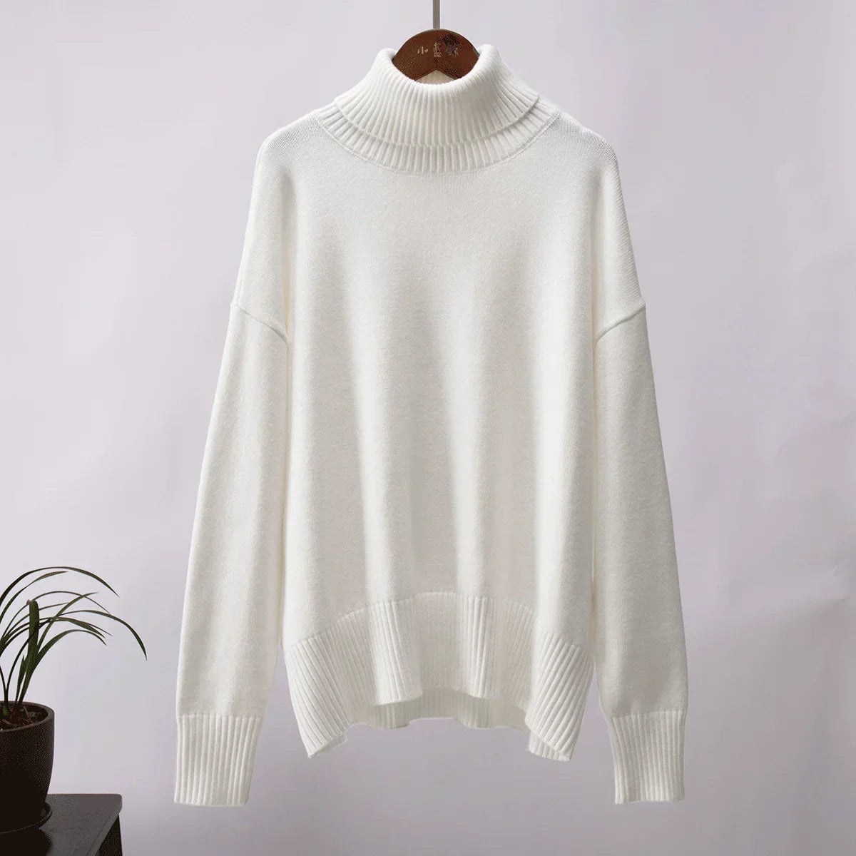 Léa - Elegante Coltrui met Hoge Col