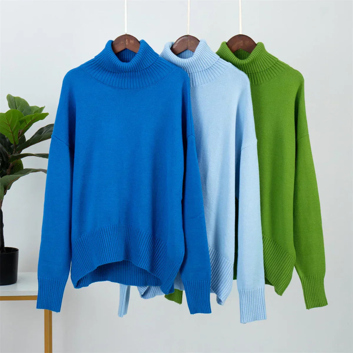 Léa - Elegante Coltrui met Hoge Col