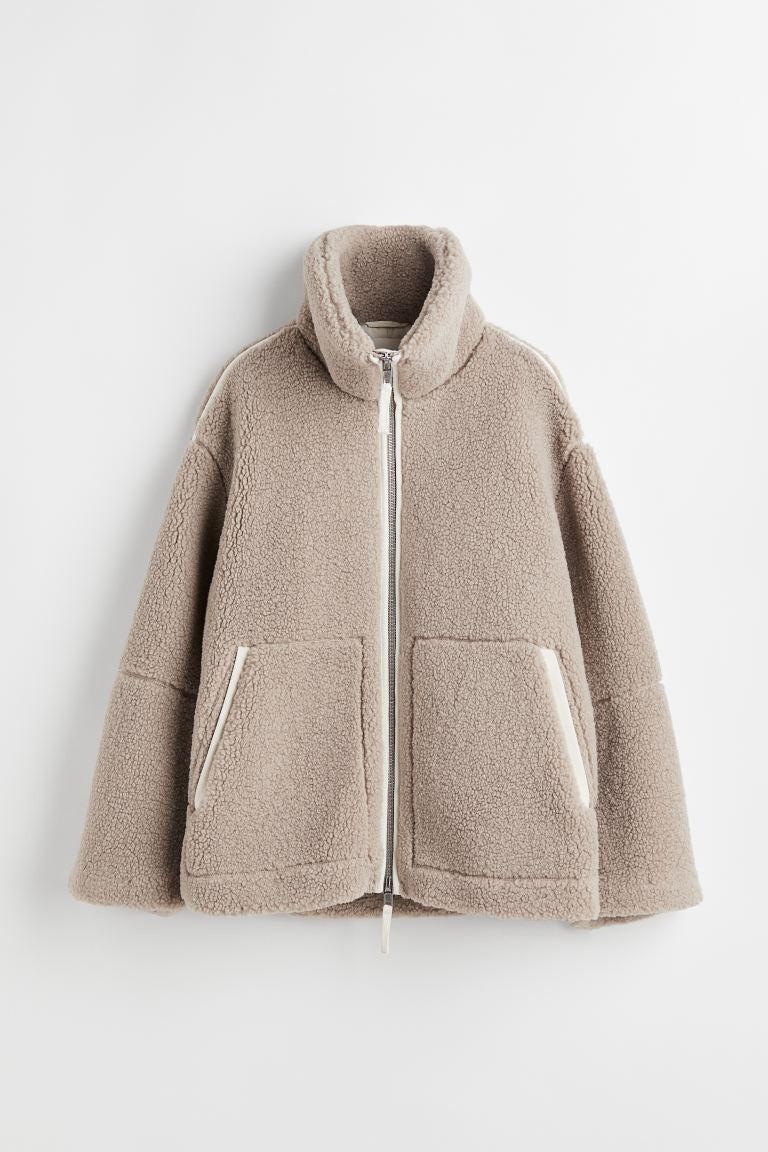 Lotte - Elegante Wollen Jas met Luxe Warmte