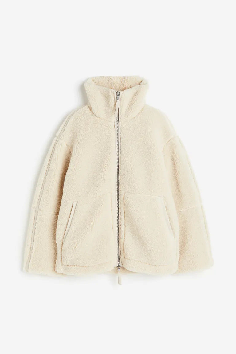 Lotte - Elegante Wollen Jas met Luxe Warmte
