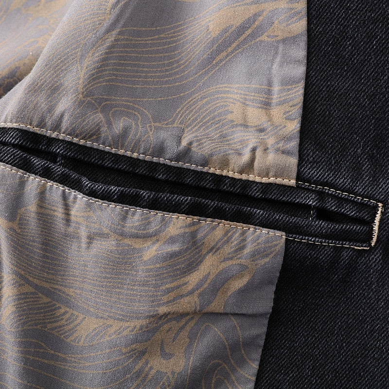 Modern Zakelijk Denim Jack