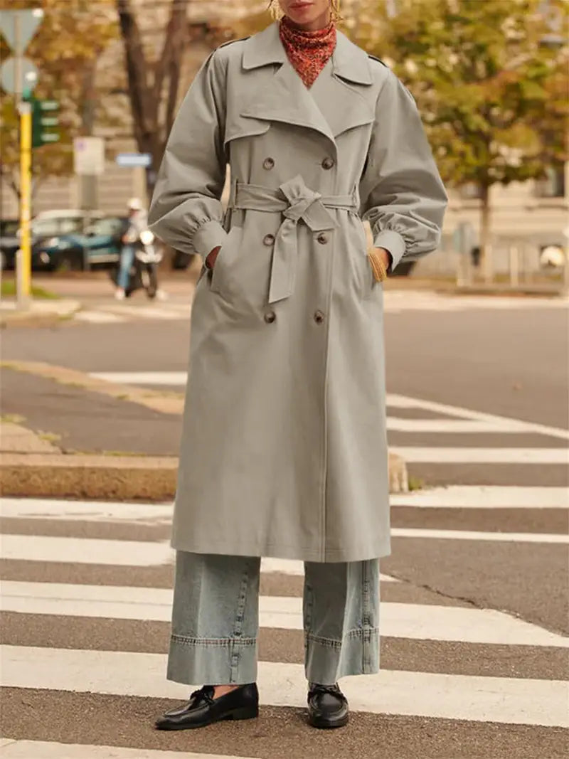 Lotte - Elegante Trenchcoat met Ceintuur