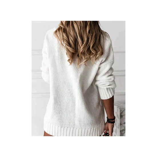 Luxe Kasjmier Trui met Elegante Afwerking