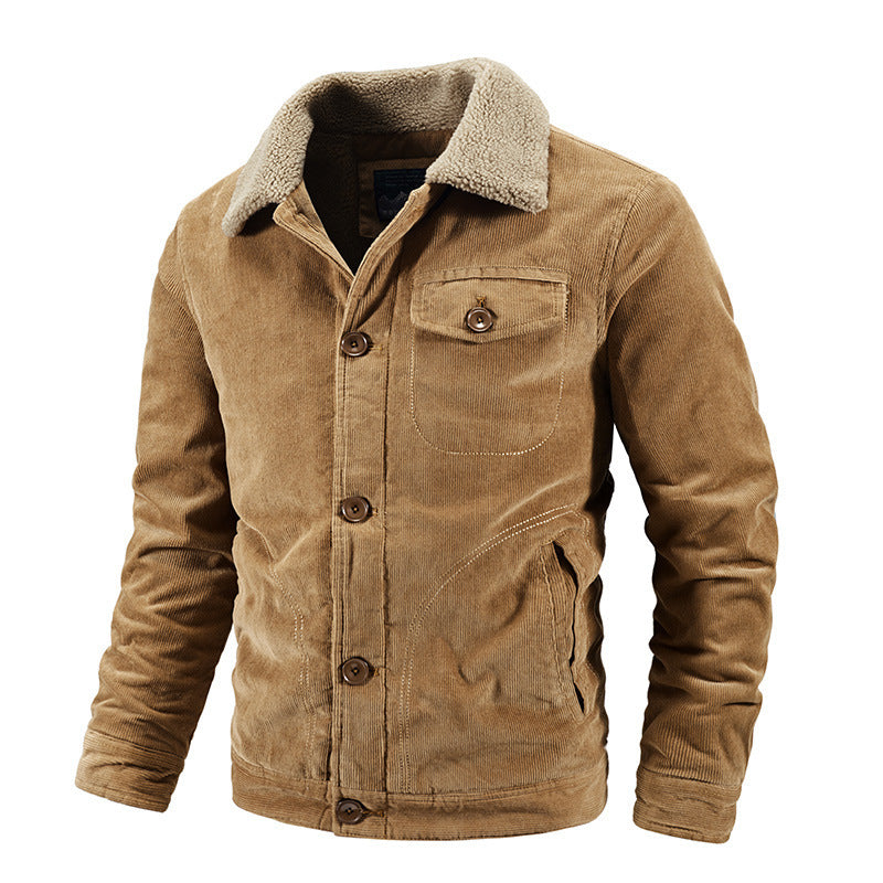 Joris - Stijlvolle Corduroy Winterjas