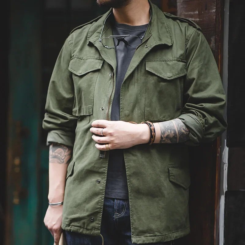 Jasper - Tijdloos Vintage Militair Jack