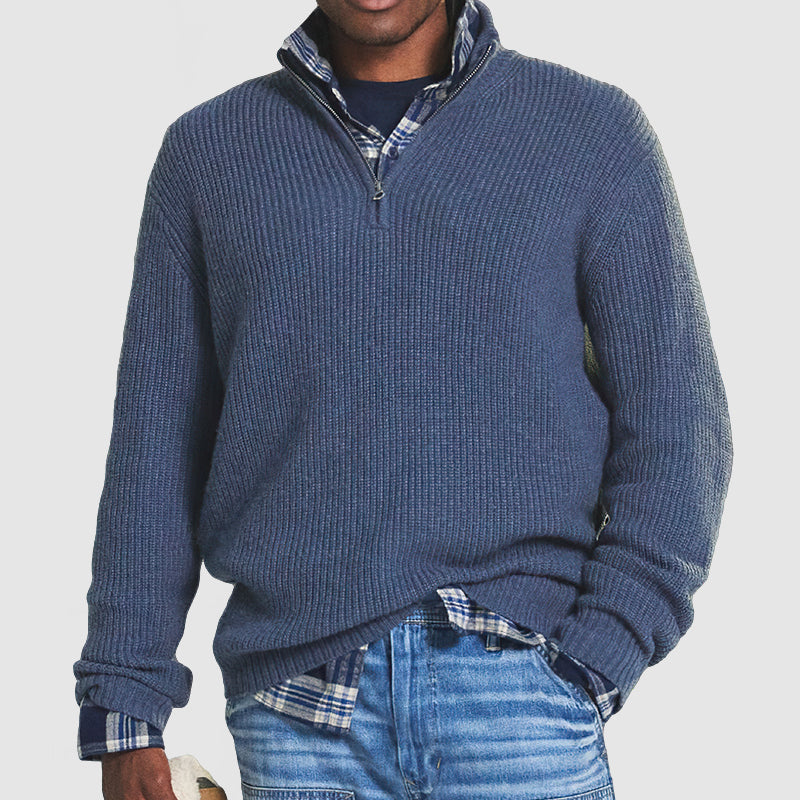 Stijlvolle Half Zip Trui