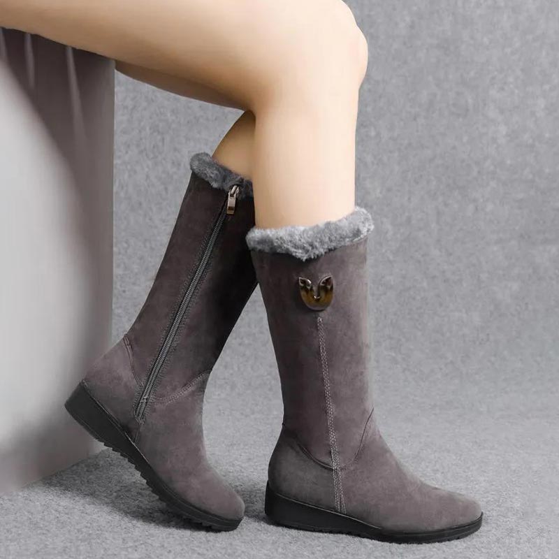 Sophie - Comfortabele Hoge Laarzen met Luxe Voering