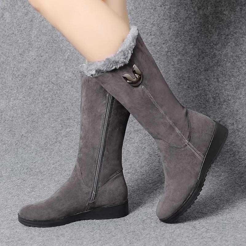 Sophie - Comfortabele Hoge Laarzen met Luxe Voering