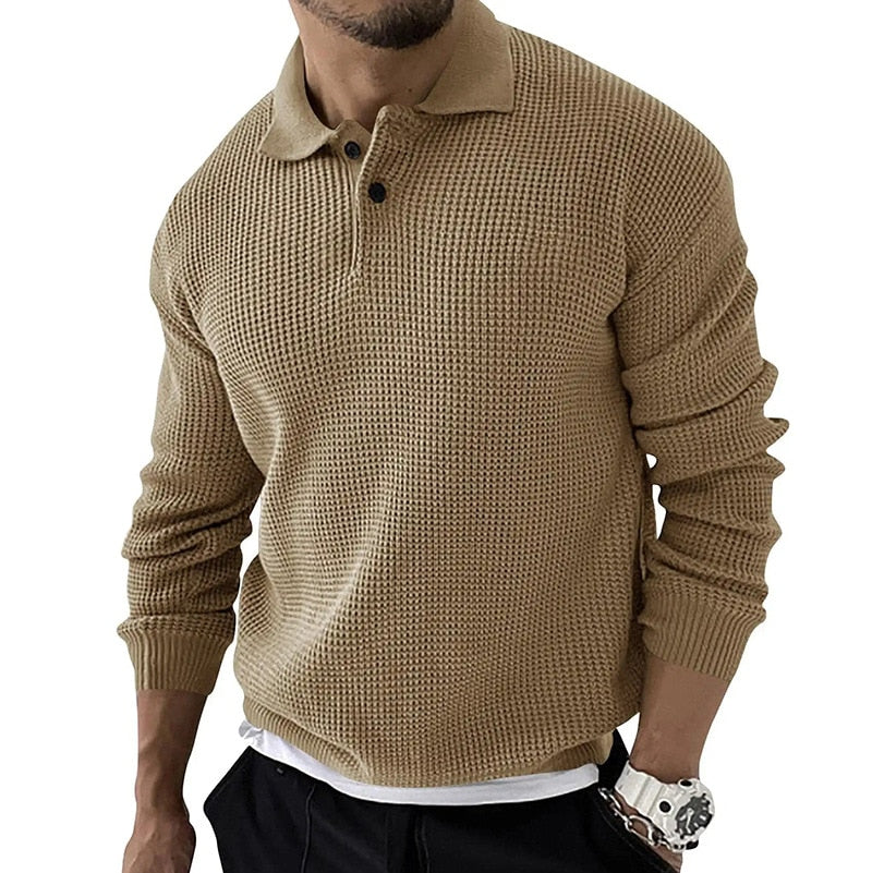 Elias - Luxe Premium Polo met Lange Mouwen