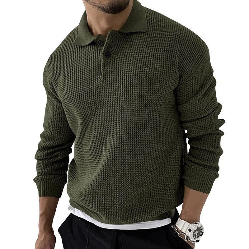 Elias - Luxe Premium Polo met Lange Mouwen