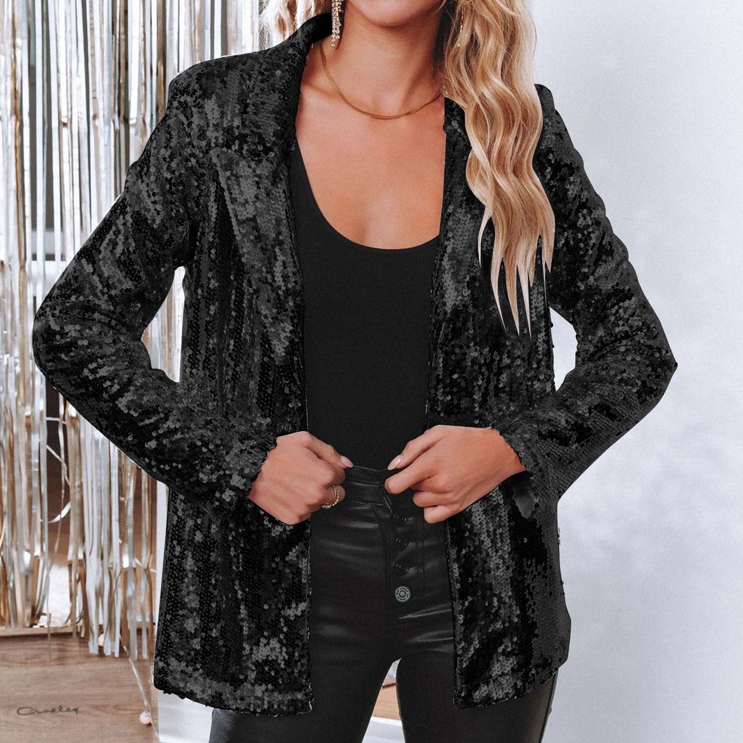 Luna - Glamoureuze Glitter Blazer