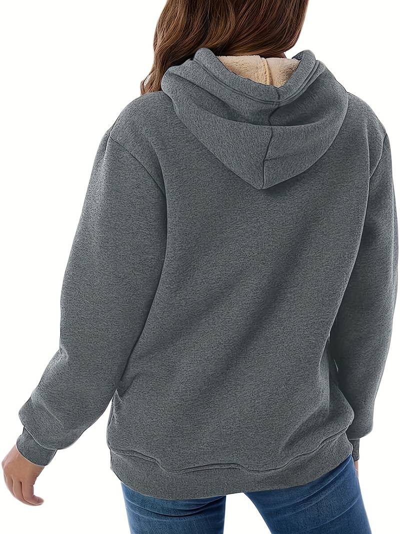 Luxe Pluche Fleecejack met Capuchon