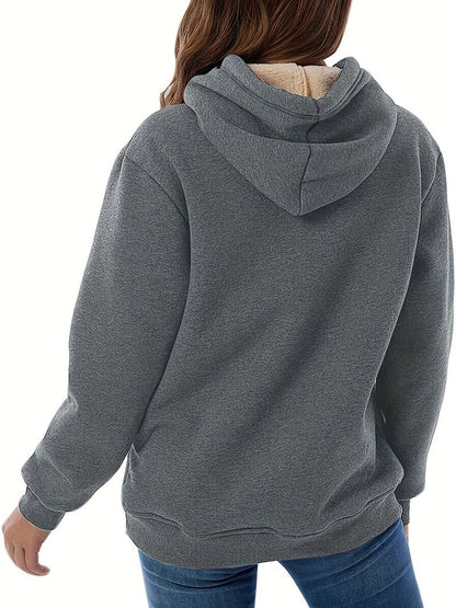 Luxe Pluche Fleecejack met Capuchon
