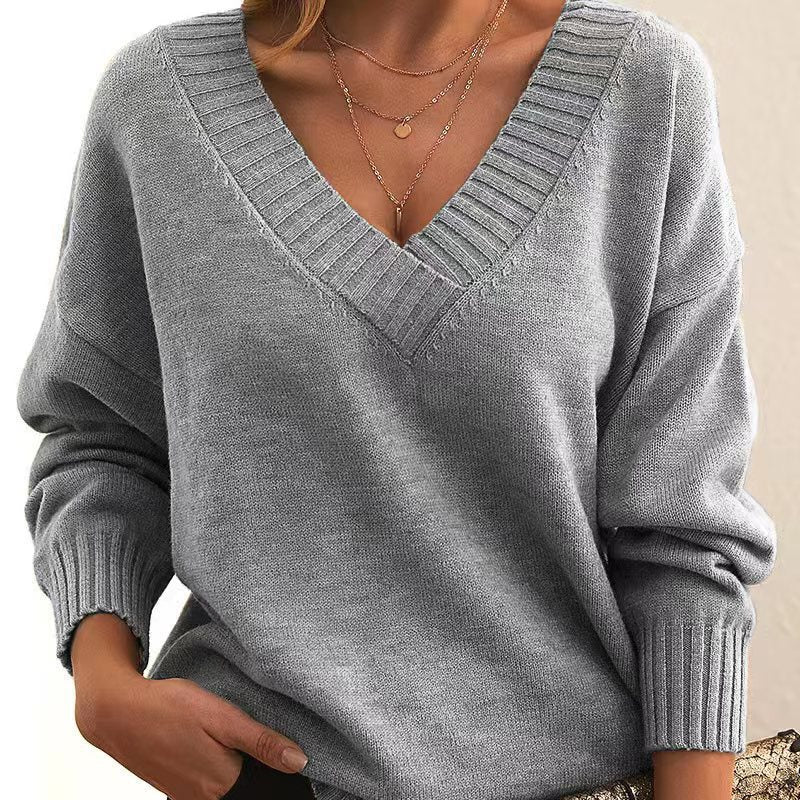 Luxe Kasjmier Trui met Elegante Afwerking