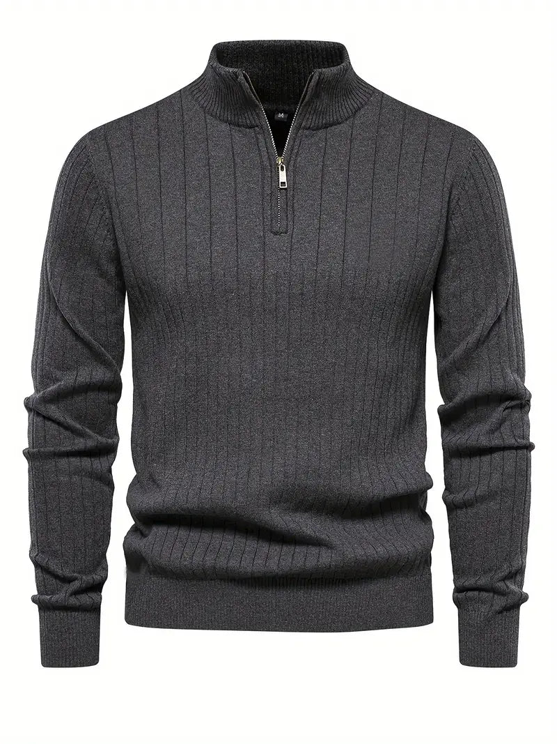 Stijlvolle Sweater met Halve Rits