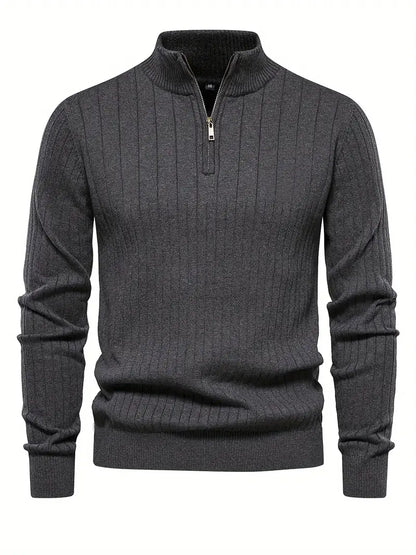 Stijlvolle Sweater met Halve Rits