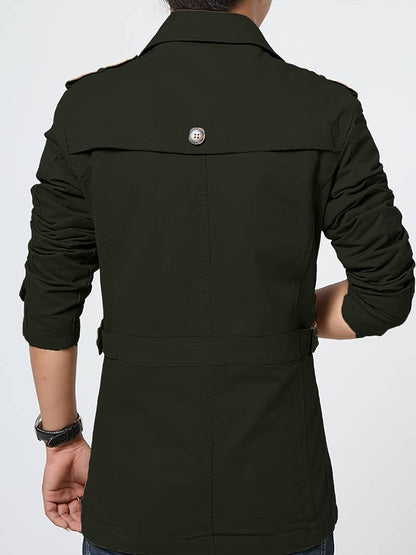Stijlvolle Trenchcoat met Klassiek Ontwerp