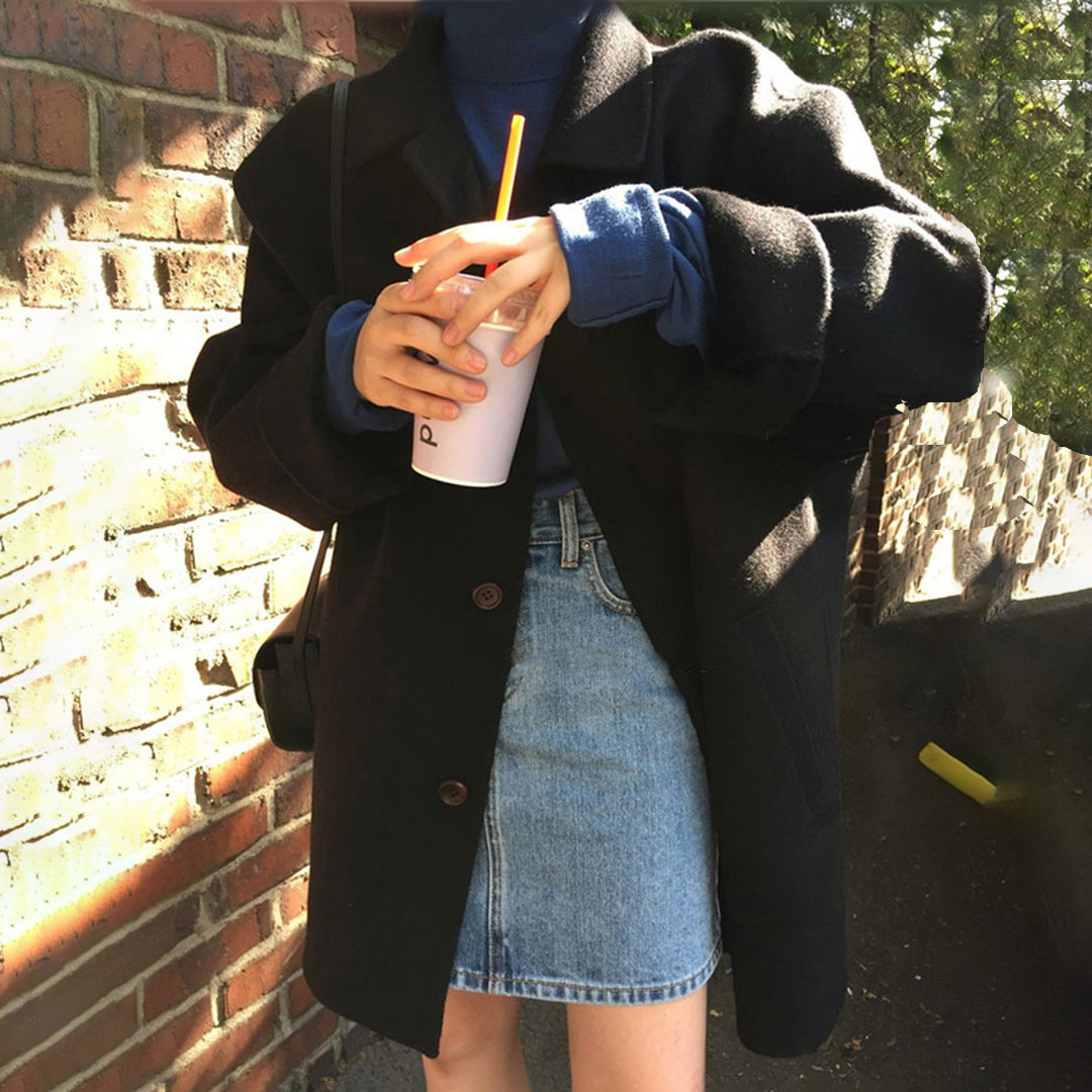 Stijlvolle Casual Warme Trenchcoat
