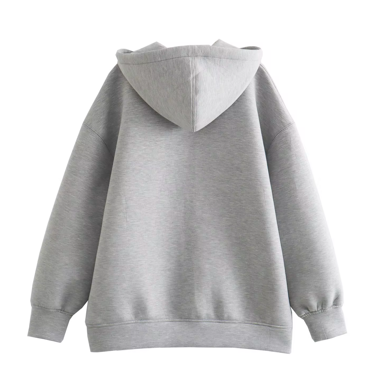 Lotte - Comfortabel Oversized Vest met Capuchon en Ritssluiting