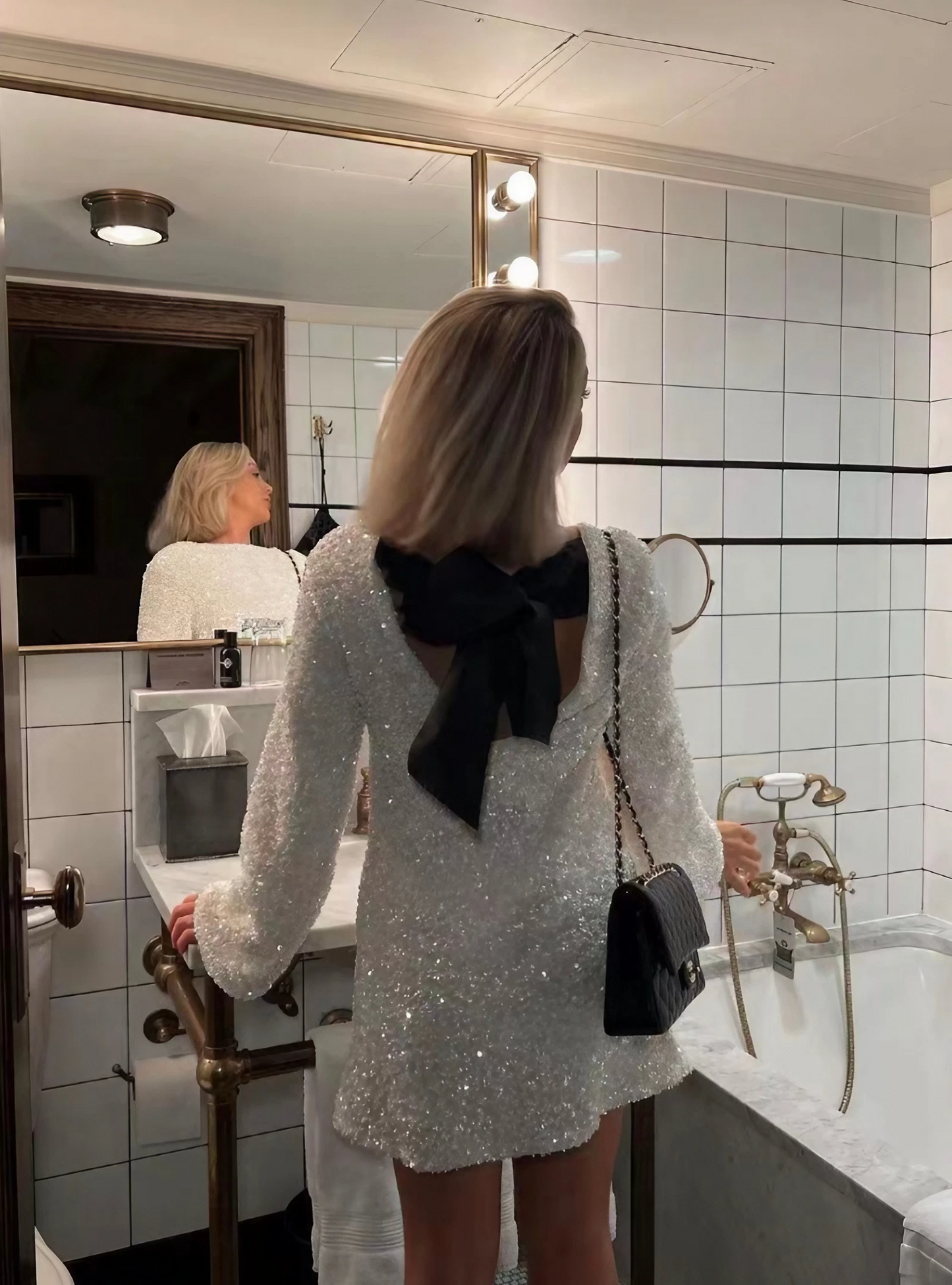 Livia - Glamoureuze Pailletten Avondjurk