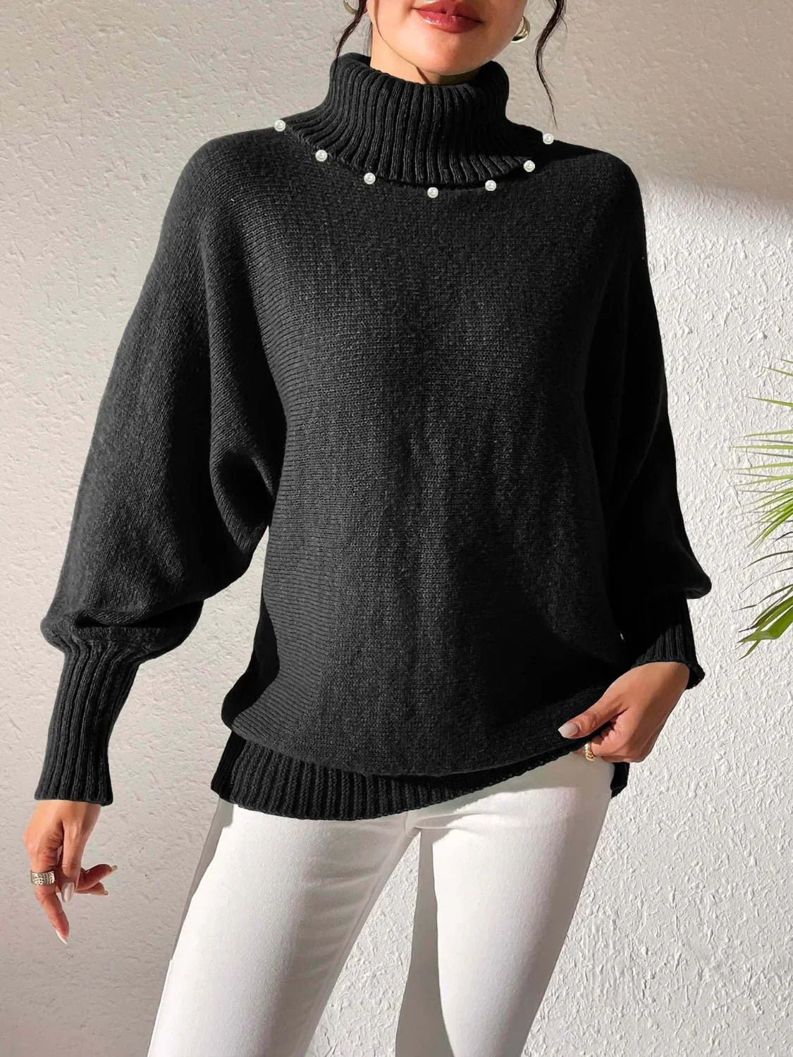 Isabella - Luxe Coltrui met Hoge Kraag