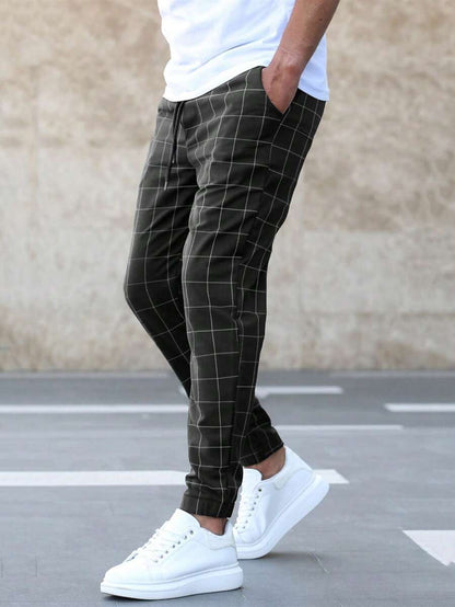 Ruben - Trendy Broek met Ruitpatroon